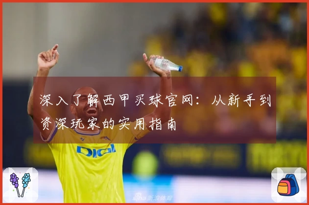 深入了解西甲买球官网：从新手到资深玩家的实用指南