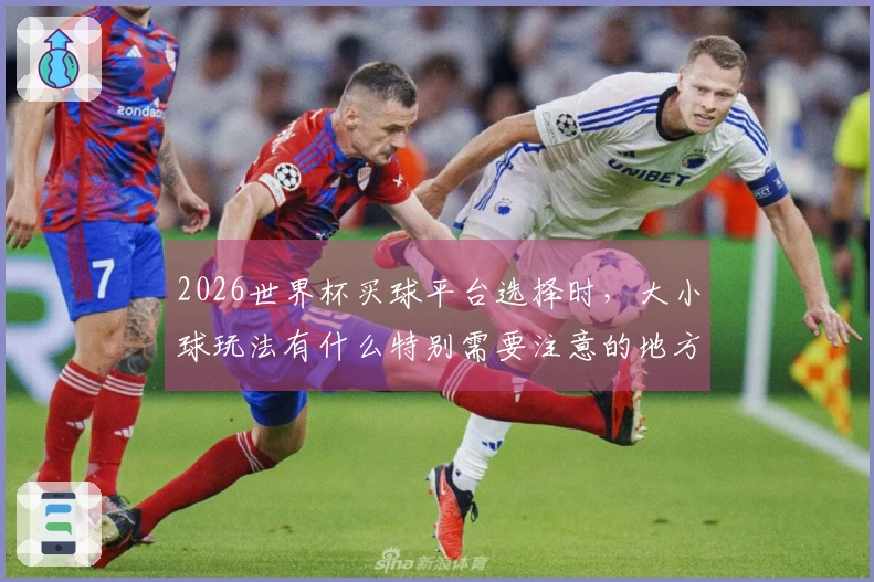 2026世界杯买球平台选择时，大小球玩法有什么特别需要注意的地方？